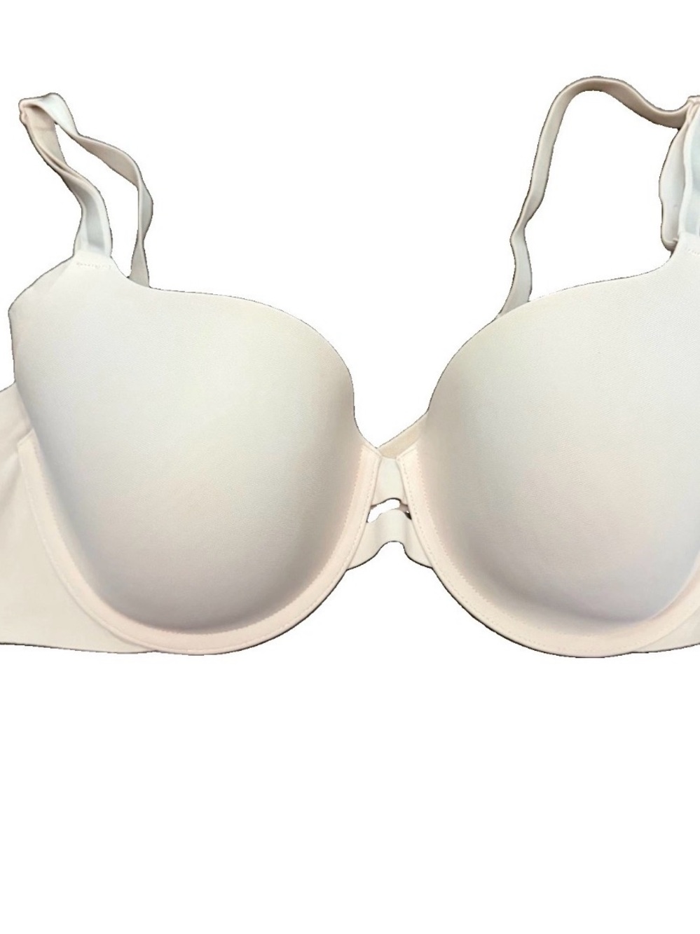 Warners 36C Demi Bra Cream Underwire Padded Back Closure Everyday Comfort